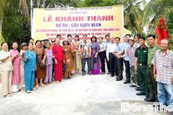 Xã Vĩnh Hựu: Khánh thành cầu Rạch Vách