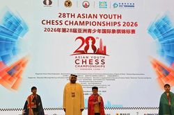 Hoàng Tấn Vinh giành 2 huy chương vàng cờ vua trẻ châu Á 2026