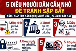 Cảnh báo thủ đoạn lợi dụng việc kê khai, đăng ký đất đai để lừa đảo