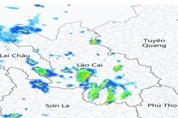 Lào Cai cảnh báo dông, lốc, sét và mưa lớn cục bộ trên diện rộng