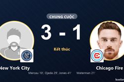 New York City thắng Chicago Fire, cuộc đua nhóm đầu vẫn chưa ngã ngũ