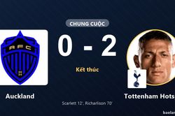 Tottenham Hotspur vượt qua Auckland, khép lại trận giao hữu với chiến thắng 2-0