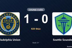 Thống kê trận đấu Philadelphia Union 1-0 Seattle Sounders: Milan Iloski tỏa sáng, Philadelphia Union giành trọn 3 điểm