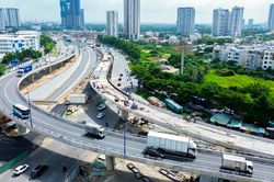 Tiếp tục lùi tiến độ đến quý III/2027, dự án nút giao An Phú hiện thi công ra sao?