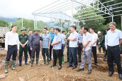 Lai Châu: Đưa người dân mất nhà do lũ về nơi ở mới trước 30/7