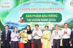 Đắk Lắk: Bước đột phá trong tiêu thụ sầu riêng với phiên đấu giá 23,8 tỷ đồng