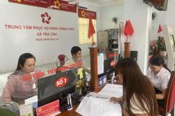 Xã Trà Lĩnh giải quyết hồ sơ thủ tục hành chính đạt trên 99%