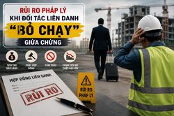 Rủi ro pháp lý khi đối tác liên danh bỏ cuộc giữa chừng