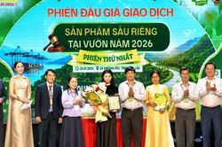 Đắk Lắk lần đầu ti&ecirc;n tổ chức phi&ecirc;n đấu gi&aacute; giao dịch th&agrave;nh c&ocirc;ng l&ocirc; sầu ri&ecirc;ng gần 24 tỷ