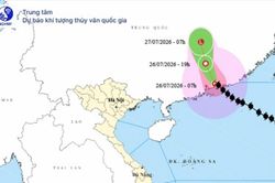 Bão số 2 Noul suy yếu, không ảnh hưởng đến đất liền Việt Nam