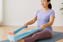 5 bài tập với khăn giúp tăng cường sức mạnh cánh tay sau tuổi 60