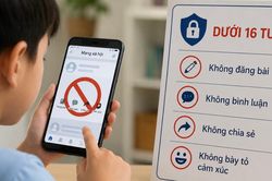 Người dưới 16 tuổi có thể bị cấm đăng bài, bình luận trên mạng xã hội