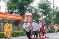Sôi nổi hội thao nghiệp vụ chữa cháy và cứu nạn, cứu hộ