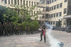 Trang bị kỹ năng PCCC cho lực lượng tham gia bảo vệ ANTT ở cơ sở