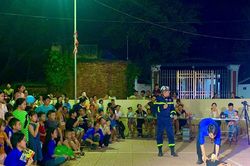 Mang kiến thức, kỹ năng an toàn PCCC vào các buổi sinh hoạt hè