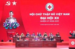 Đại hội đại biểu to&agrave;n quốc Hội Chữ thập đỏ Việt Nam lần thứ XII bước v&agrave;o phi&ecirc;n l&agrave;m việc thứ nhất
