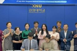 Trường cao đẳng Y tế Th&aacute;i B&igrave;nh k&yacute; kết hợp t&aacute;c với Trường đại học Quốc gia Kangwon H&agrave;n Quốc