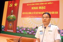 Vùng Cảnh sát biển 1: Nâng cao trình độ sử dụng trang bị kỹ thuật thông qua hội thi, hội thao