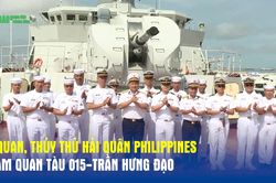 Sĩ quan, thủy thủ Hải quân Philippines tham quan Tàu 015-Trần Hưng Đạo