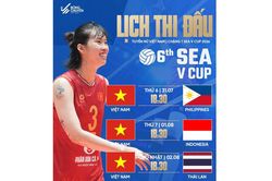 Lịch thi đấu đội tuyển bóng chuyền nữ Việt Nam tại chặng 1 SEA V.Cup 2026