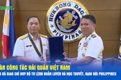Đoàn công tác Hải quân Việt Nam chào xã giao chỉ huy Bộ Tư lệnh Huấn luyện và Học thuyết, Hạm đội Philippines