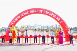 Kh&aacute;nh th&agrave;nh cầu Đồng N&ograve; 2, tạo động lực ph&aacute;t triển khu Nam Đ&agrave; Nẵng