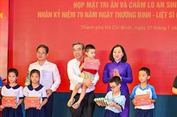 Ủy ban MTTQ Việt Nam TPHCM họp mặt tri ân và chăm lo an sinh xã hội nhân kỷ niệm 79 năm Ngày Thương binh - Liệt sĩ