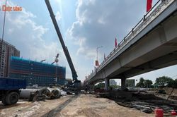 [GALLERY] Cận cảnh hầm chui tại n&uacute;t giao Cổ Linh sau 9 th&aacute;ng thi c&ocirc;ng