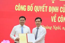Ông Nguyễn Đức Tâm giữ chức Phó Bí thư Tỉnh ủy Quảng Ngãi