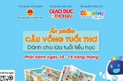 Cầu Vồng Tuổi thơ điều chỉnh giá bìa nâng cấp nội dung ấn phẩm năm học 2026-2027