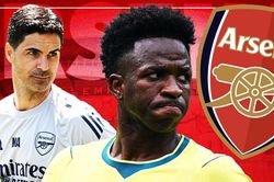 Arsenal phá vỡ khung lương để kích nổ 'bom tấn' Vinicius