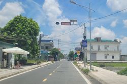 Hưng Yên: xã Tiền Hải vận hành hệ thống cảnh báo giao thông tại các điểm đen