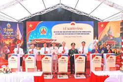 C&agrave; Mau khởi c&ocirc;ng n&acirc;ng cấp Nghĩa trang Liệt sĩ tỉnh v&agrave; Đền thờ H&ograve;n Khoai