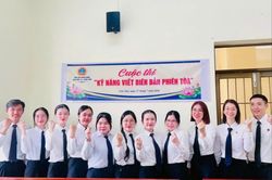 TAND khu vực 13 – Cần Thơ khai mạc Hội thi Kỹ năng viết biên bản phiên tòa