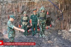 Quy tập thêm 8 bộ hài cốt liệt sĩ tại Công viên Lê Thị Riêng