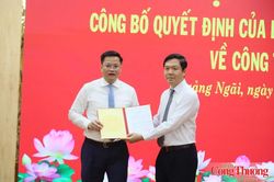 Quảng Ng&atilde;i c&oacute; t&acirc;n Ph&oacute; B&iacute; thư Tỉnh ủy