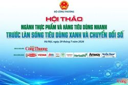 Sắp diễn ra Hội thảo ngành thực phẩm trước làn sóng tiêu dùng xanh và chuyển đổi số