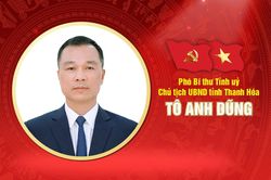 Tân Phó Bí thư Tỉnh ủy, Chủ tịch UBND tỉnh Thanh Hóa Tô Anh Dũng