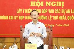 Đoàn đại biểu Quốc hội tỉnh Bắc Ninh lấy ý kiến đóng góp vào một số dự án luật