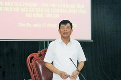 Phó Chủ tịch UBND tỉnh Bắc Ninh Ngô Tân Phượng đôn đốc đẩy nhanh giải ngân vốn đầu tư công