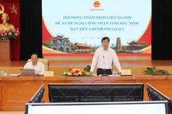 Hội đồng thẩm định đồng thuận cao về đề án Bắc Ninh đạt tiêu chí đô thị loại I