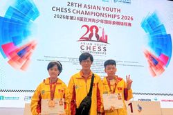 Kỳ thủ Đ&agrave; Nẵng gi&agrave;nh 8 huy chương tại Giải v&ocirc; địch cờ vua trẻ ch&acirc;u &Aacute;