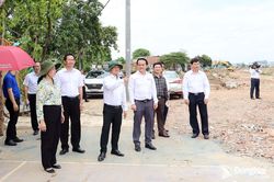 Ban Thường trực Ủy ban MTTQ Việt Nam thành phố giám sát công tác bồi thường giải phóng mặt bằng Dự án Đường ven sông Cái