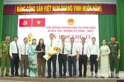 Đồng chí Nguyễn Hải Vũ giữ chức vụ Phó Chủ tịch UBND xã Phú Hựu