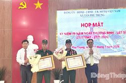 Xã Tân Phú Trung: Họp mặt kỷ niệm 79 năm Ngày Thương binh - Liệt sĩ