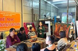 Gia Lai: Bế mạc trại bồi dưỡng kỹ thuật và sáng tác sơn mài