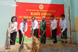 Hội Cựu chiến binh phường Nam Nha Trang khởi công xây nhà 'Nghĩa tình cựu chiến binh' cho hội viên