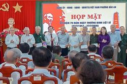 Phường Bảo An tọa đàm kỷ niệm 79 năm Ngày Thương binh - Liệt sĩ