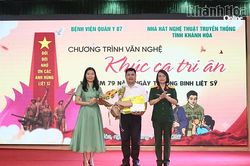 Chương tr&igrave;nh văn nghệ 'Kh&uacute;c ca tri &acirc;n' kỷ niệm 79 năm Ng&agrave;y Thương binh - Liệt sĩ