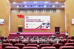 Tập huấn phương pháp giảng dạy cho đội ngũ giảng viên trung tâm chính trị cấp xã năm 2026
